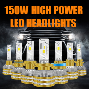AKE V88 150W H16 Led Phare Ampoules Haute Qualité 6000K 15000Lm Led Phare H16 9-16V Led H16 30000 Heures Durée De Vie avec Canbus - Product Image 4