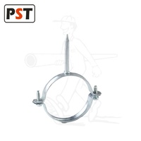 Collier de serrage carré en acier/métal électrogalvanisé pour tuyaux (en pouces)