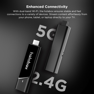 Uuvision T600 2GB + 16GB Android TV Stick 8K Android 14.0 2GB + 16GB bằng giọng nói từ xa Wifi 6 thông minh TV Dongle - Product Image 4