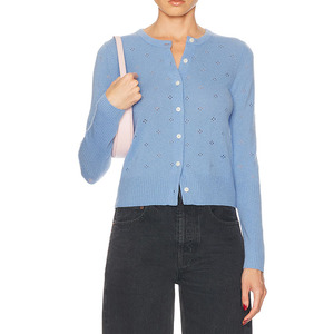OEM Cardigan leggero <span class=keywords><strong>in</strong></span> <span class=keywords><strong>Tulle</strong></span> con bottoni giacca da donna maglione lavorato a <span class=keywords><strong>maglia</strong></span> Casual per metodo di tessitura intrecciata autunnale - Product Image 1