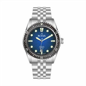 Relojes deportivos de lujo de negocios Diseño de acero inoxidable con movimiento mecánico de cristal de zafiro Accesorio de negocios de moda - Product Image 3