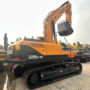 รถขุดฮุนไดมือสองจากเกาหลีใต้ รุ่น 220 R220 R225 รถตีนตะขาบจากโรงงาน รถใหม่มาถึง ฮุนได 220 มือสองแท้ รุ่น 220LC-9S - Product Image 4