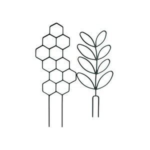 Support en fer à motif en nid d'abeille pour plantes grimpantes de jardinage en plein air - Product Image 3