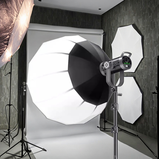 Professional Continuous Light System Soft Box Photography Spherical Softbox Lighting Kits for Photography Studio