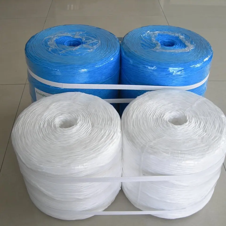 100% pp New Material Agricultural Line string twine raffia rope Treated with uv added