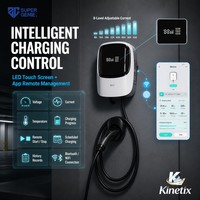 Chargeur mural pour véhicules électriques OEM ODM 22 kW, 32 A, station de recharge rapide pour voitures électriques, application intelligente domestique, WIFI, OCPP pour BYD