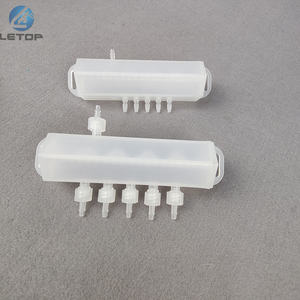 LETOP 2 pièces Répartiteur de circulation d'encre blanc et noir pour imprimante DTF I3200 Xp600, Filtre de bouteille <span class=keywords><strong>tampon</strong></span> de circulation d'encre - Product Image 2