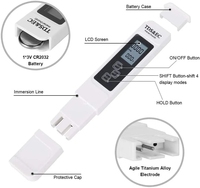 Testeur de qualité de l'eau haute précision, moniteur TDS&EC, testeur de température pour système RO, OEM/ODM, plastique