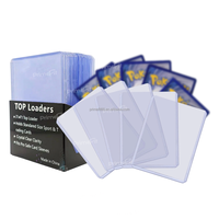 Vente en gros de protège-cartes Toploader Ultra Clear Pro 35PT 3 X 4 bleu et blanc, personnalisé, pour cartes de sport et cartes de baseball