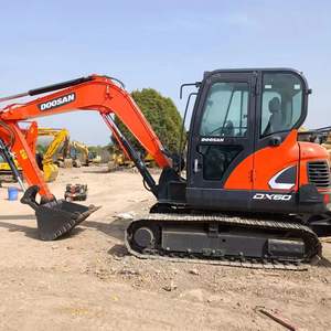Excavadora Usada Mini Excavadora DOOSAN DX60 Excavadora de Orugas DOOSAN DX60 Usada con Alta Calidad - Product Image 3