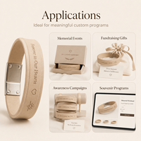 Bracelet en cuir personnalisé pour commémoration, gravure de nom sur mesure, bracelet de poignet unisexe pour hommes et femmes, cadeau en gros