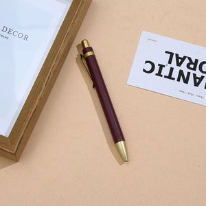Business Office Custom Logo 0.5Mm Metal Ballpoint Promotional Advertising Gift Pen With Black Ink - Product Image 3
