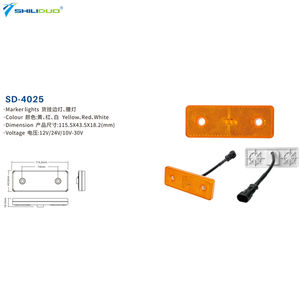 SD-4025 Shiliduo pour remorque <span class=keywords><strong>de</strong></span> camion robuste universelle Led étanche feu <span class=keywords><strong>de</strong></span> position latéral <span class=keywords><strong>de</strong></span> dégagement <span class=keywords><strong>de</strong></span> qualité supérieure - Product Image 5