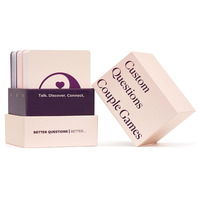 Couples Jeux de cartes Adulte Personnalisé Couples Amour Jeu de cartes Date Nuit