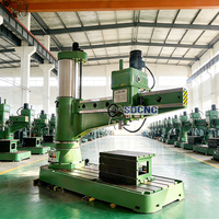 Mesin Bor Radial Hidrolik Heavy Duty Z30100 Diameter Pengeboran Maksimum 100mm untuk Pemrosesan Logam