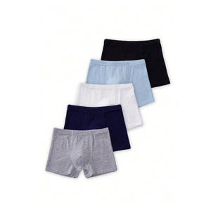 Gran oferta de ropa interior ecológica de algodón orgánico a la moda para niños, calzoncillos de Color sólido, patrón estampado, artículo de calidad de exportación cómodo - Product Image 5