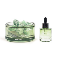 Diffuseur de roseaux d'huile essentielle de marque privée en pierres de cristaux naturels Mescente parfum d'intérieur