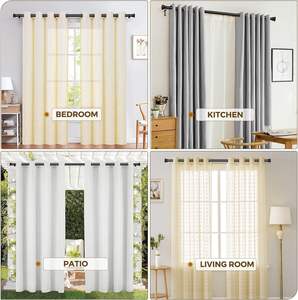 Tringles à rideaux et rails extensibles pour cabine d'essayage <span class=keywords><strong>Tringle</strong></span> à rideaux réglable en métal pour baie vitrée <span class=keywords><strong>sans</strong></span> perçage - Product Image 5