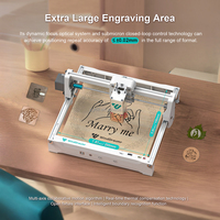 Graveur laser de bureau mini 3W 5W à diode, refroidi par air, portable, pour plastique, caoutchouc, bois, papier, cuir, cristal, tissu