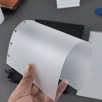 Diviseurs d'index discbound à 6 onglets Diviseur de page PP givré à 8 disques Taille de la lettre pour planificateur de cahier discbound Fournitures Accessoires