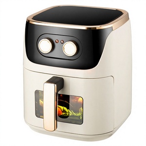 Friteuse <span class=keywords><strong>à</strong></span> air électrique grande capacité 6L en plastique avec protection contre la surchauffe, <span class=keywords><strong>sans</strong></span> <span class=keywords><strong>huile</strong></span>, faible en gras, pour la préparation intelligente de <span class=keywords><strong>frites</strong></span> <span class=keywords><strong>à</strong></span> usage domestique - Product Image 1
