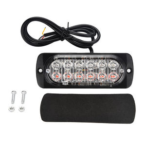 Luz estroboscópica de recuperación de Flash para <span class=keywords><strong>coche</strong></span>, señal de emergencia de 12 Led, luz de rotura de parrilla naranja, Luz antiniebla ámbar, faro de advertencia - Product Image 2