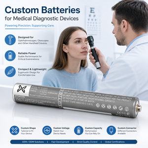 Batterie personnalisée pour appareils de diagnostic médical portables, ophtalmoscope et otoscope, pack de batteries OEM ODM - Product Image 2