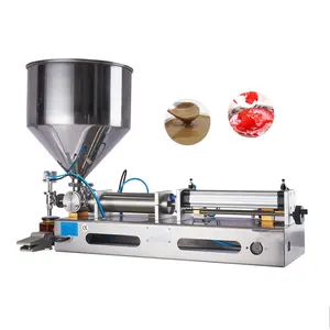 Low Price Semi Automatic Cream Gel Liquid Paste Filling Machine/Beverage Honey Cream Piston Paste Liquid Filler