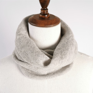 Doux plaine <span class=keywords><strong>snood</strong></span> léger infini écharpe de voyage <span class=keywords><strong>tricot</strong></span>é cou plus chaud en cachemire <span class=keywords><strong>pour</strong></span> les femmes - Product Image 2