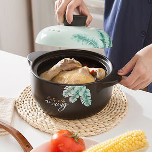 หม้อซุปหม้อเซรามิก,หม้อตุ๋นหม้อเคี่ยวหม้อใช้แก๊สเผาในครัวเรือนหม้อหุงข้าว - Product Image 3