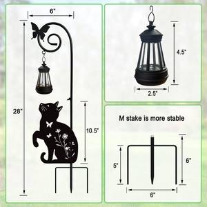 <span class=keywords><strong>Outdoor</strong></span> Solar LED-Leuchten Einzigartige Metall <span class=keywords><strong>Cat</strong></span> Stake dekorative schwarze Katzen Rasen Ornamente für Garten IP65 <span class=keywords><strong>Outdoor</strong></span> dekorative Geschenke - Product Image 3