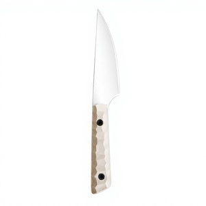Cuchillo de Camping con Hoja de Acero Inoxidable, Mango Texturizado Rojo y Negro, Grosor de 0.3mm, para Uso en Exteriores y Bricolaje - Product Image 2