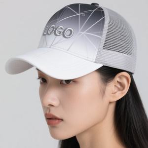 Venta al por mayor logotipo personalizado unisex todo tipo de clima gorra para correr estilo deportivo descuento a granel impresión bordado para actividades al aire libre - Product Image 1
