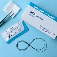 Fil de Suture en Soie Stérile Personnalisé OEM avec Aiguille – Fournitures Médicales Chirurgicales