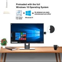 Mini PC T6 Intel Z8350 2G 32G Wins10, clé TV, boîtier TV, mini PC sans ventilateur, ordinateur industriel quadricœur, mini PC de bureau T6