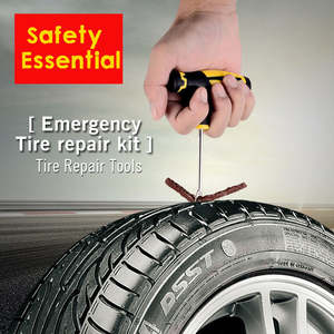 Kit de réparation de crevaison de pneu, 4 pièces, Kit de poignée de réparation de crevaison de pneu sans chambre à air - Product Image 3