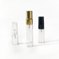 Flacon de parfum rechargeable rond miniature, vaporisateur atomiseur de voyage en verre, flacon de parfum 2ml 3ml 5ml 10ml, flacon échantillon de parfum