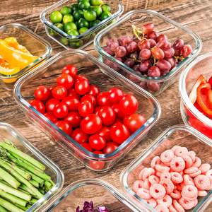 New Design Multifunctional Meal Prep <b>Containers</b> Bpa Free Glass Food <b>Container</b> Leak Proof Lunch <b>Box</b> With Glass Lid - Product Image 4