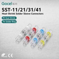 Conector Termocontraíble Profesional SST con Anillo de Estaño y Tubo de PE, 4 Tamaños, Codificación por Colores, Empalme a Tope Impermeable, Proveedor