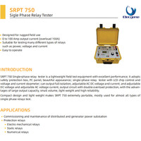 Elecgene SRPT-750 Probador de Relés Monofásico, Sistema de Prueba de Valor Medio de CA True RMS o CC, Rango de 0~600V