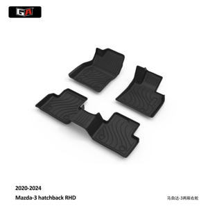 Alfombrilla de TPE 3D de lujo GA, gran ajuste para <span class=keywords><strong>MAZDA</strong></span> <span class=keywords><strong>3</strong></span> <span class=keywords><strong>HATCHBACK</strong></span> RHD <span class=keywords><strong>2020</strong></span>-2024, juego completo de alfombrillas antideslizantes para suelo de coche, alfombrillas fáciles de limpiar - Product Image 2