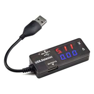 Détecteur universel de tension de courant USB à double affichage couleur rouge + bleu Offres Spéciales - Product Image 6