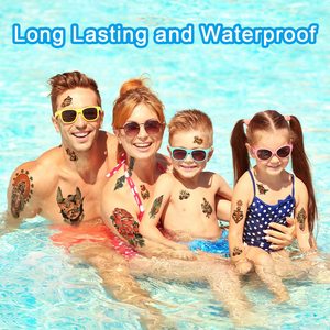 Tatuajes Temporales Clásicos para Adultos, Pegatinas <span class=keywords><strong>de</strong></span> Tatuajes Estilo Old School, <span class=keywords><strong>Tatuaje</strong></span> Estilo Sailor Jerry, <span class=keywords><strong>Tatuaje</strong></span> Tradicional Americano <span class=keywords><strong>de</strong></span> Flor Rosa para Brazo - Product Image 6
