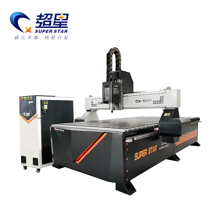 Superstar good price 1300*2500mm woodworking cnc router to wood cutting and carving