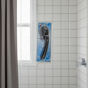 Mnj Round Shower Head With Flexible Hose For Bath And Shower Use 24Pcs Pack - Product Image 2