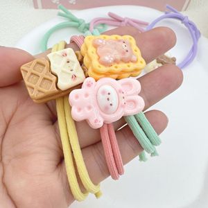 Wholes Little Bear Cookies Junk Cases Charmes Résine Cheveux Ornements Reis Nourriture Jouer pour la Décoration - Product Image 4