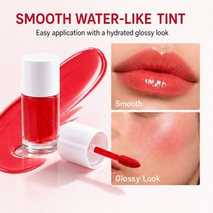Teinture à lèvres liquide mate 2 en 1, gloss à lèvres et couleur pour les joues, logo personnalisé, marque privée, 6 ml, 6 teintes - Product Image 5