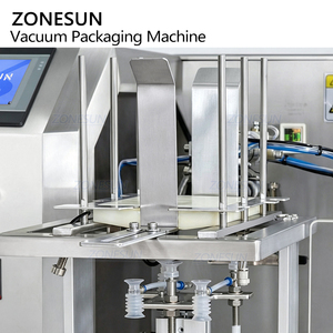 เครื่องบรรจุภัณฑ์อาหารแบบอัตโนมัติ ZONESUN ZS-AFS210V สำหรับบรรจุเม็ดแบบซองสำเร็จรูป พร้อมระบบป้อนวัตถุดิบและซีลสูญญากาศ - Product Image 4