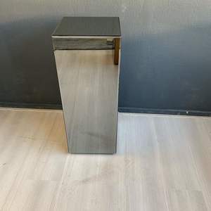 <span class=keywords><strong>Colonne</strong></span> miroir en argent massif, support carré de fleurs de mariage, sur socle, pour décorations de mariage, décor de fête - Product Image 3