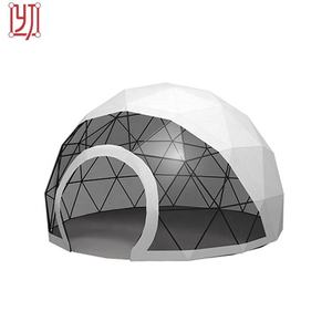 Dôme géodésique transparent imperméable et ignifuge pour événements en plein air - Product Image 1
